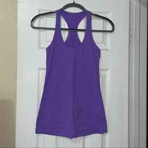 Purple lululemon racerback tank